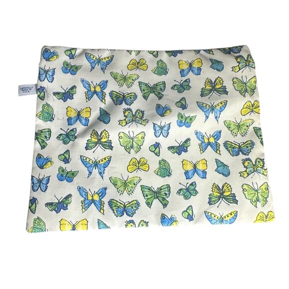 LeSportsac Butterfly Print Zip Pouch Cosmetic Bag Made in USA 80’s vintage - Picture 2 of 5